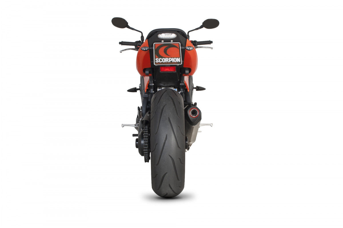 Scorpion RTR66SESEO Triumph Speed Triple 1050 Serket Taper Slip-On - Brushed Stainless Steel Sleeve | ML Performance EU EU