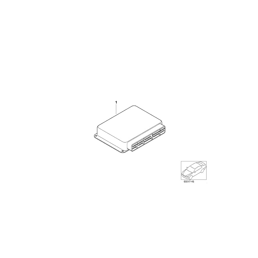 Genuine BMW 12147577218 E46 Exch. Control Unit Dme Programmed MS45.1 (Inc. 325Ci & 325i) | ML Performance EU Car Parts