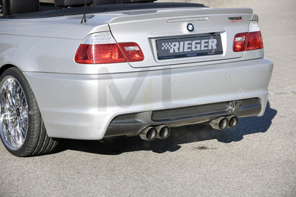 Rieger 00050249 BMW 3 Series E46 Rear Bumper 1 | ML Performance EU Car Parts