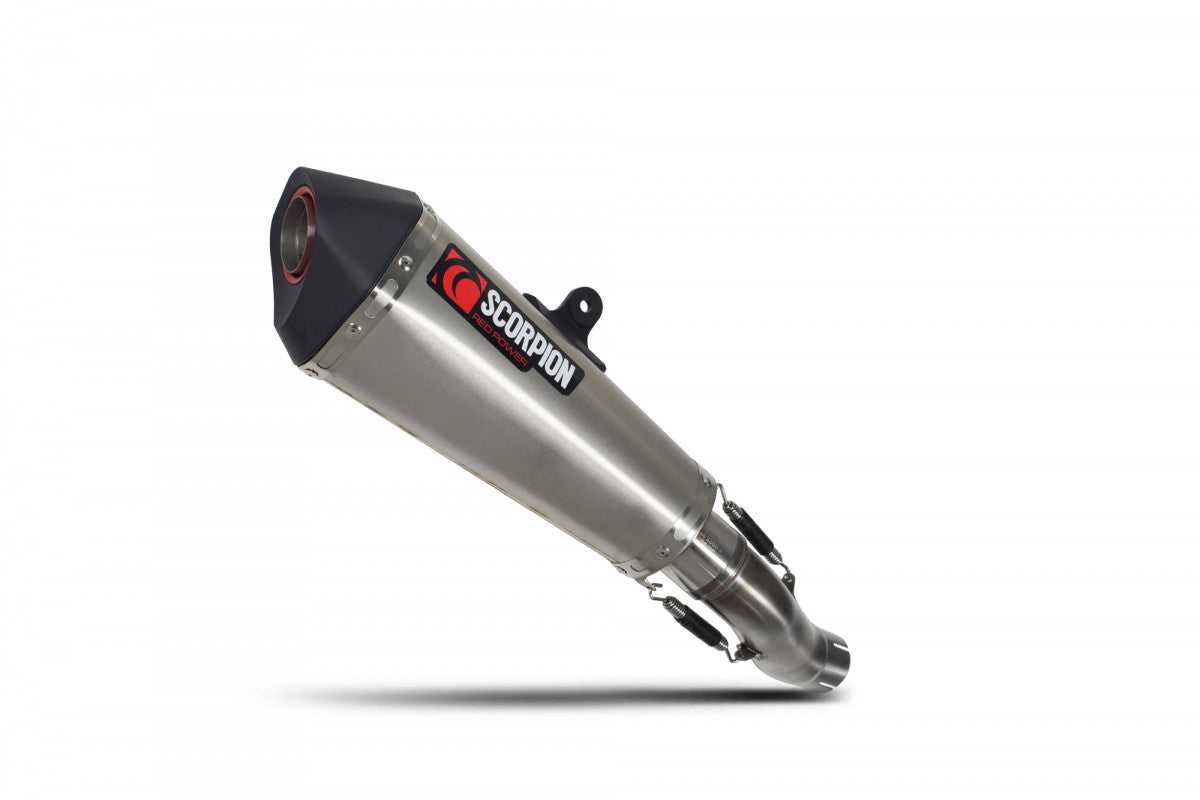 Scorpion RHA189SEO Honda CB500 X Serket Taper Slip-On - Brushed Stainless Steel Sleeve | ML Performance EU EU