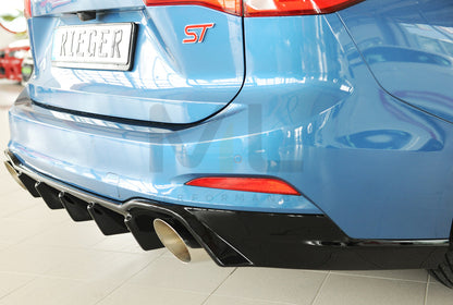 Rieger 00088238 Ford DEH Focus 4 Rear Diffuser (Inc. Focus 4 ST) 5 | ML Performance EU Car Parts