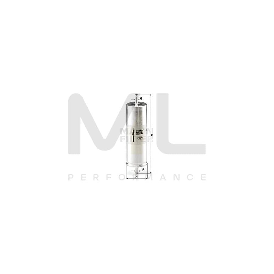 MANN-FILTER WK 516 Fuel filter In-Line Filter | ML Performance Car Parts
