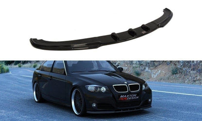 Maxton Design BM-3-90F-FD1T Front Splitter V.1 BMW Series 3 E90 / E91 (Facelift) | ML Performance UK Car Parts