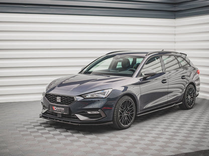 Maxton Design Seat Leon Fr MK4 (2020-) Front Splitter V1