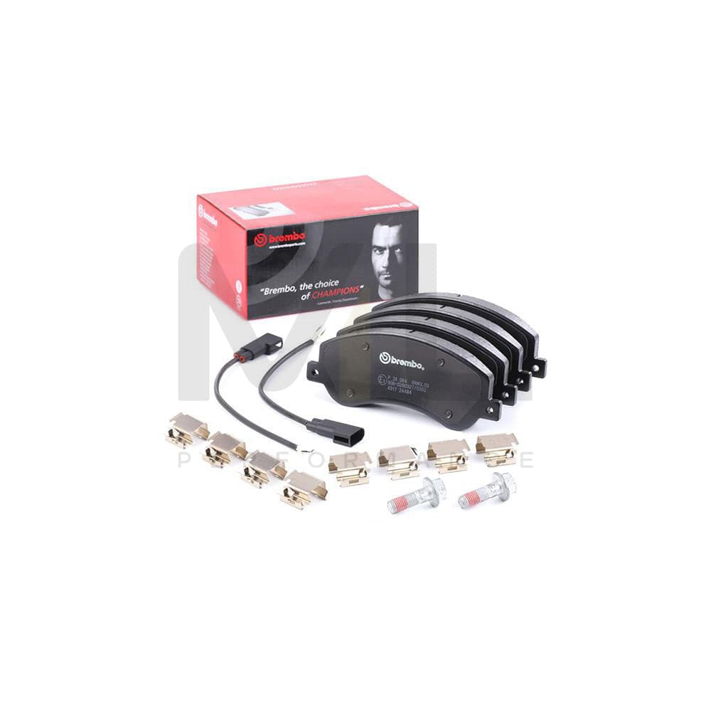 Brembo P 24 064 Brake Pad Set For Ford Transit With Brake Caliper Screws | ML Performance Car Parts