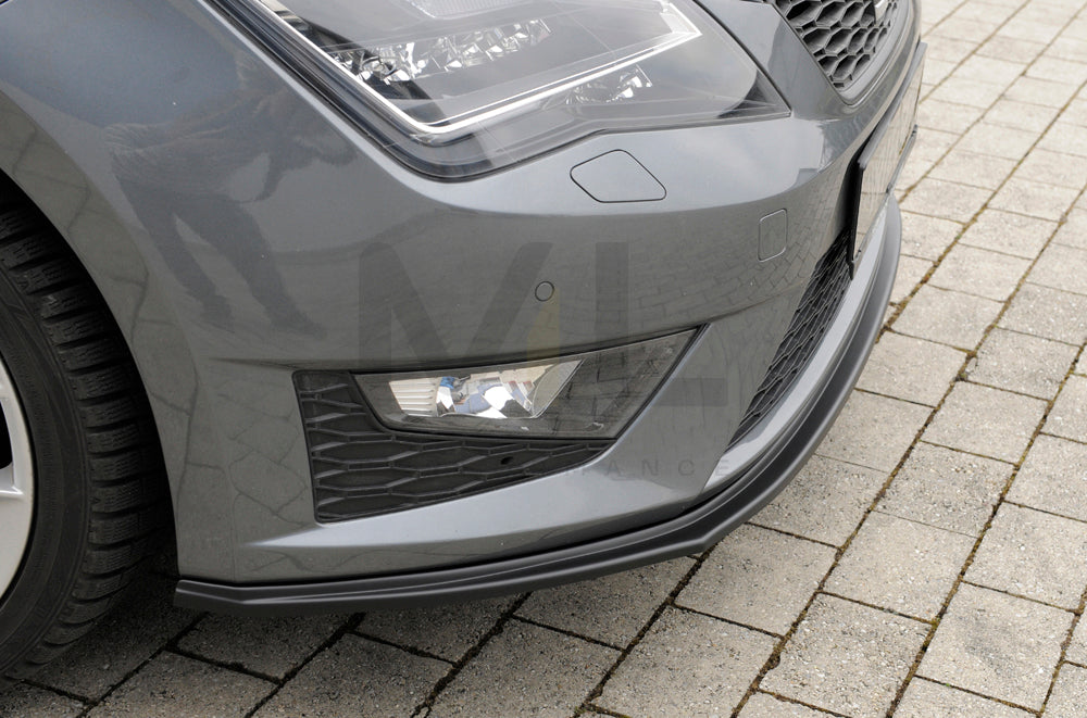 Rieger 00027022 SEAT 5F Front Splitter (Leon FR & Leon Cupra) 7 | ML Performance EU Car Parts
