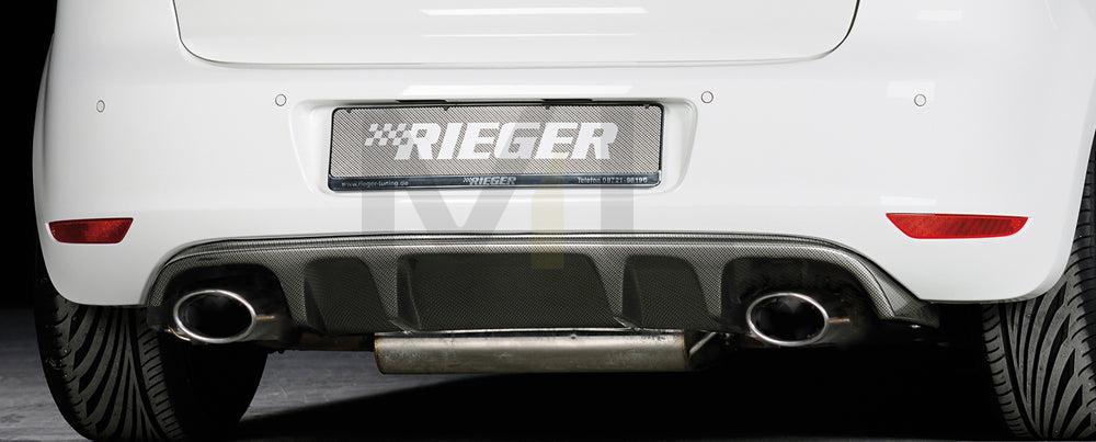 Rieger 00099660 VW Mk6 Golf Rear Diffuser (GTI & GTD) 1 | ML Performance EU Car Parts