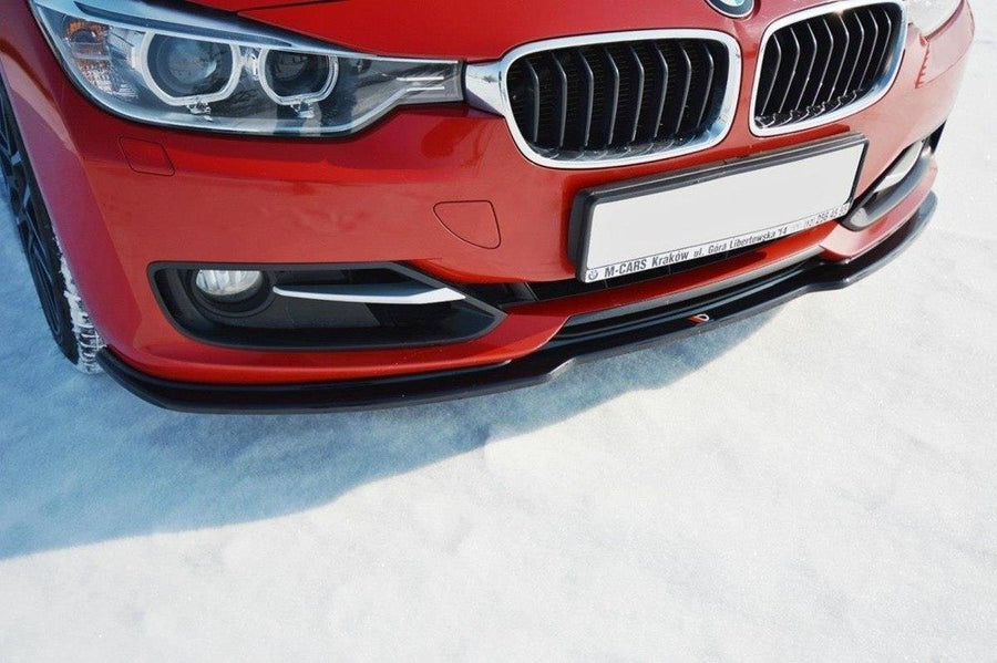 Maxton Design BM-3-F30-FD1T Front Splitter V.1 BMW Series 3 F30 | ML Performance UK Car Parts