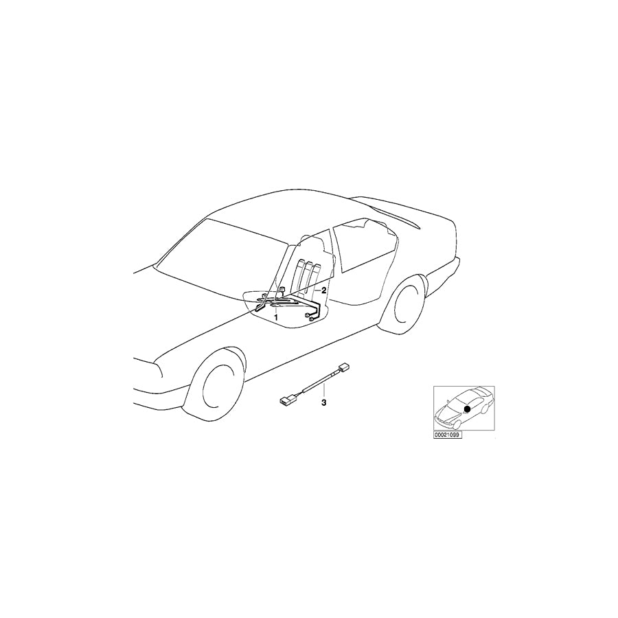Genuine BMW 52108203258 E39 Heater Element Seat 80 W (Inc. 520d, 530d & 528i) | ML Performance EU Car Parts