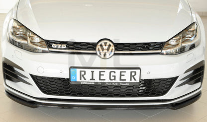 Rieger 00088148 VW Mk7 Golf Front Splitter (GTI, GTD & GTE) 6 | ML Performance EU Car Parts