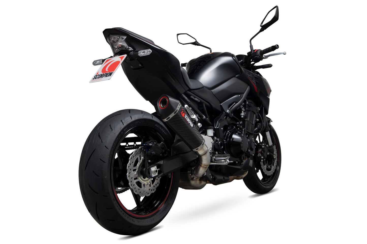 Scorpion RKA136CEO Kawasaki Z900  Serket Taper Slip-On - Carbon Fibre Sleeve | ML Performance EU EU