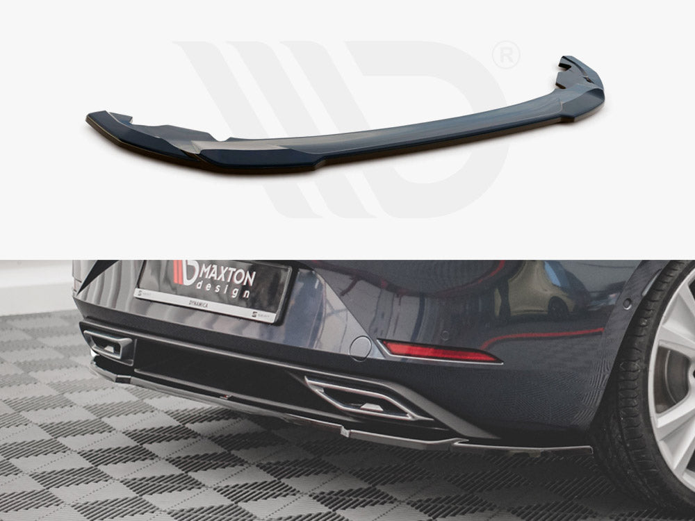 Maxton Design SE-LE-4-FR-RD1T Central Rear Splitter Seat Leon Fr Hatchback MK4 (2020-) | ML Performance UK Car Parts