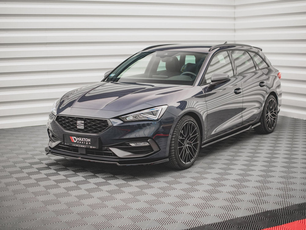 Maxton Design Seat Leon Fr MK4 (2020-) Front Splitter V4