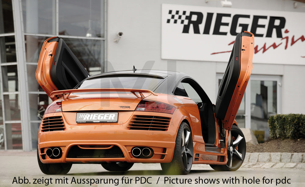 Rieger 00055157 Audi 8J TT Rear Bumper 8 | ML Performance EU Car Parts