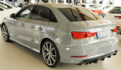 Rieger 00056807 Audi 8V A3 Rear Diffuser 6 | ML Performance EU Car Parts