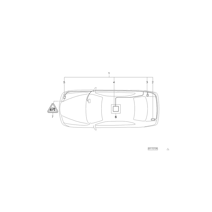 Genuine BMW 51448251705 E38 Cover F Ultrasonic Burglar Alarm PERLBEIGE (Inc. 740iL, 740iLP & 750iLS) | ML Performance EU Car Parts