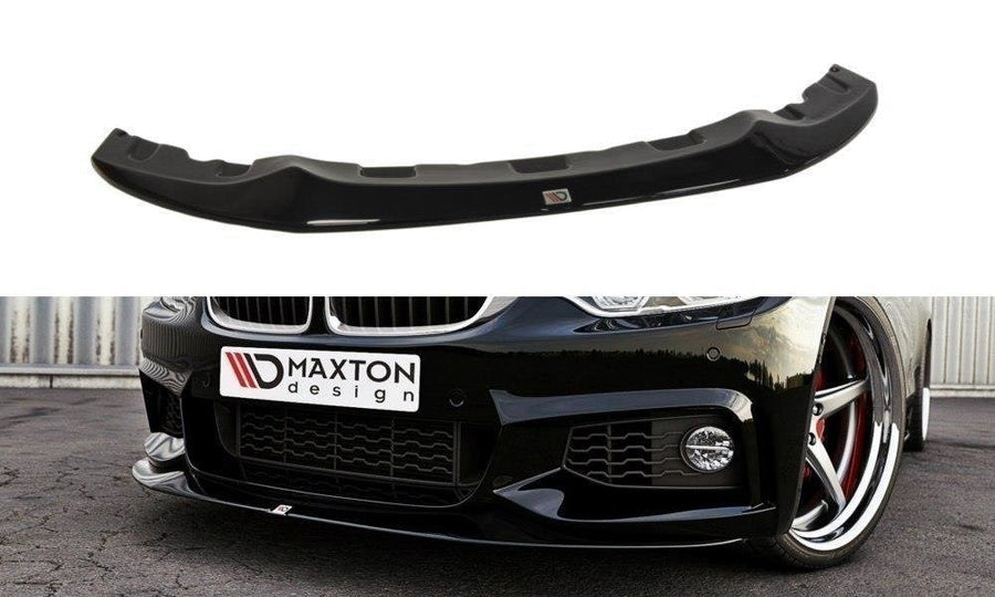 Maxton Design BM-4-F32-MPACK-FD2T Front Splitter V.2 BMW Series 4 F32 M-Pack (GTS-Look) | ML Performance UK Car Parts