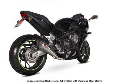 Scorpion RHA165SYSTEO Honda Serket Taper Full System - Titanium Sleeve (CBR650 F/ CB650 F) | ML Performance EU EU
