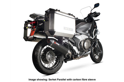 Scorpion RHA156SEO Honda VFR1200 X Crosstourer Serket Parallel Slip-On - Brushed Stainless Steel Sleeve | ML Performance EU EU