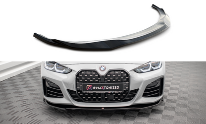 Maxton Design BM-4-G26-MPACK-GC-FD1T Front Splitter V.1 BMW Series 4 Gran Coupe M-Pack G26 | ML Performance UK Car Parts