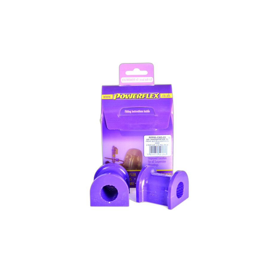 Powerflex PFF85-1303-22 VW Front Anti Roll Bar Bush 22mm (Inc. T6 & T5 Transporter) | ML Performance EU Car Parts