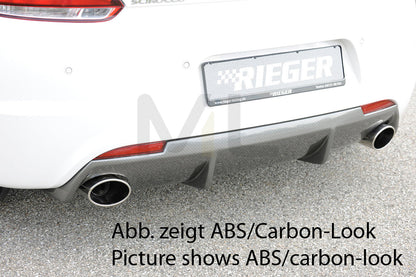 Rieger 00088098 VW 13 Scirocco R Rear Diffuser 3 | ML Performance EU Car Parts