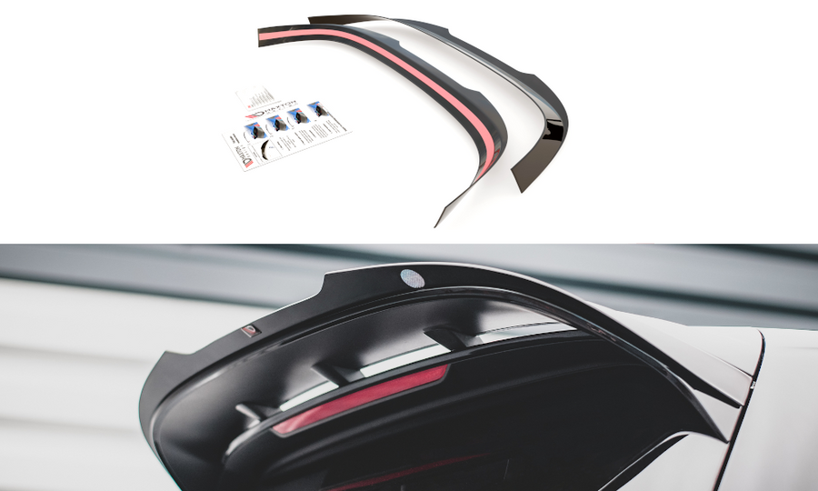 Maxton Design VW-GO-8-R-CAP1T Spoiler Cap V.2 Volkswagen Golf R / GTI Clubsport MK8 | ML Performance UK Car Parts