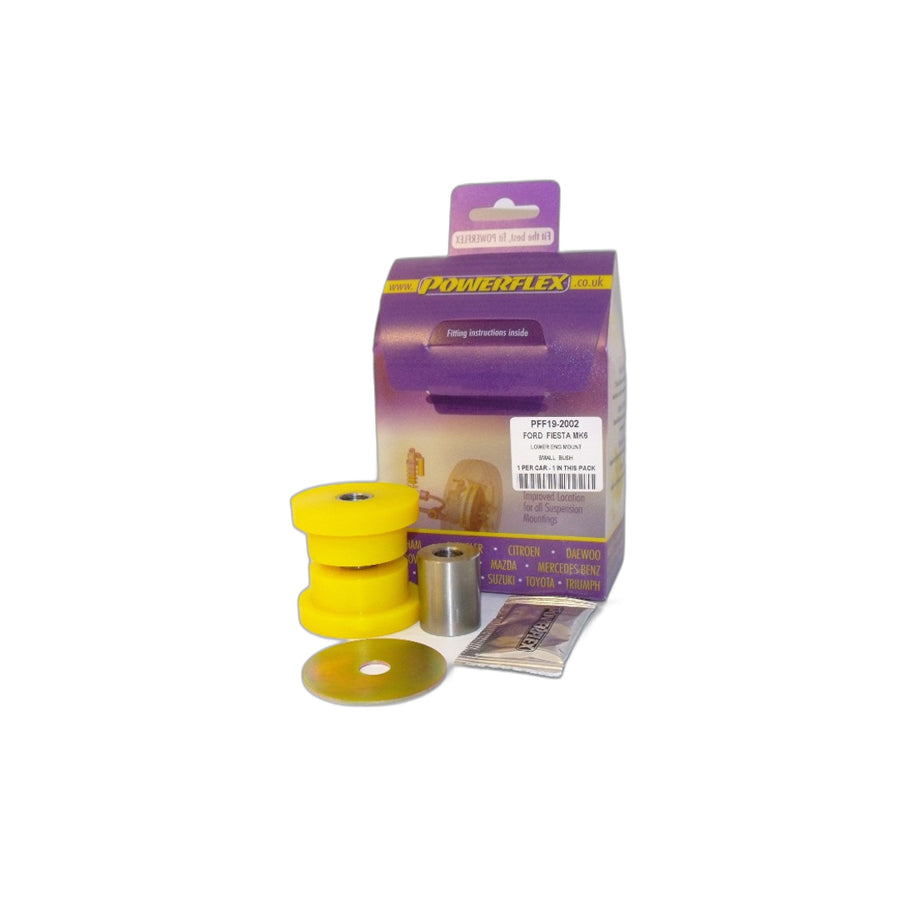 Powerflex PFF19-2002 Ford Fiesta Lower Engine Mount Small Bush 30mm Oval Bracket | ML Performance EU Car Parts