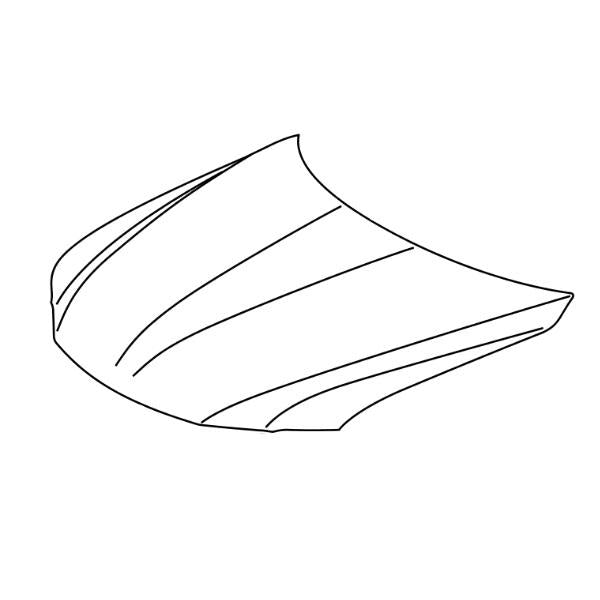 Genuine Lexus 53301-76010 CT Phase 1 Bonnet (First Face Lift)