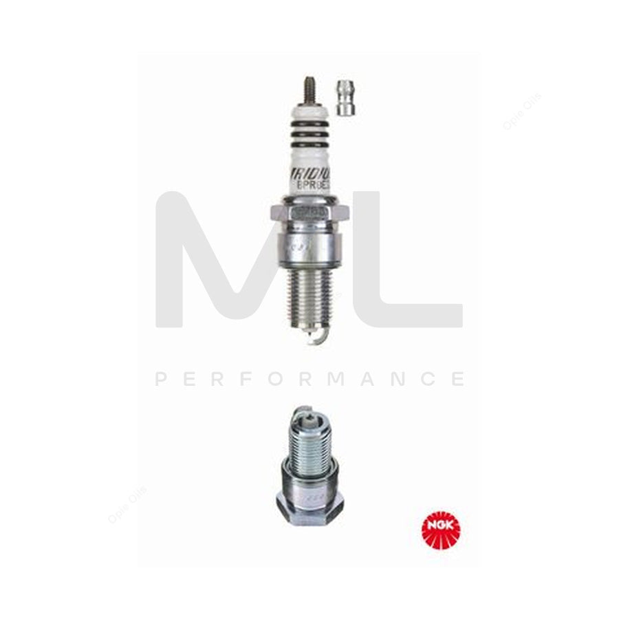 NGK BPR8EIX (6684) - Iridium IX Spark Plug / Sparkplug - Taper Cut Ground Electrode | ML Car Parts UK | ML Performance