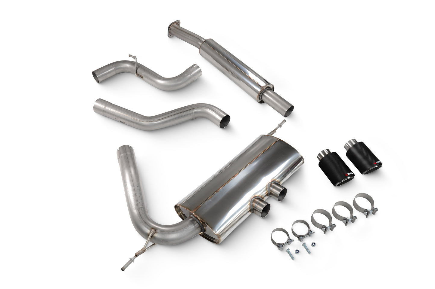 Scorpion SFD071CF Ford Focus MK3 ST Resonated Cat-Back System  | ML Performance EU EU