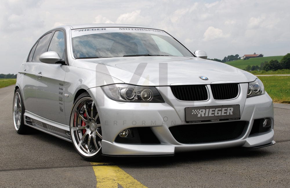 Rieger 00053410 BMW 3 Series E90 E91 Front Bumper 3 | ML Performance EU Car Parts