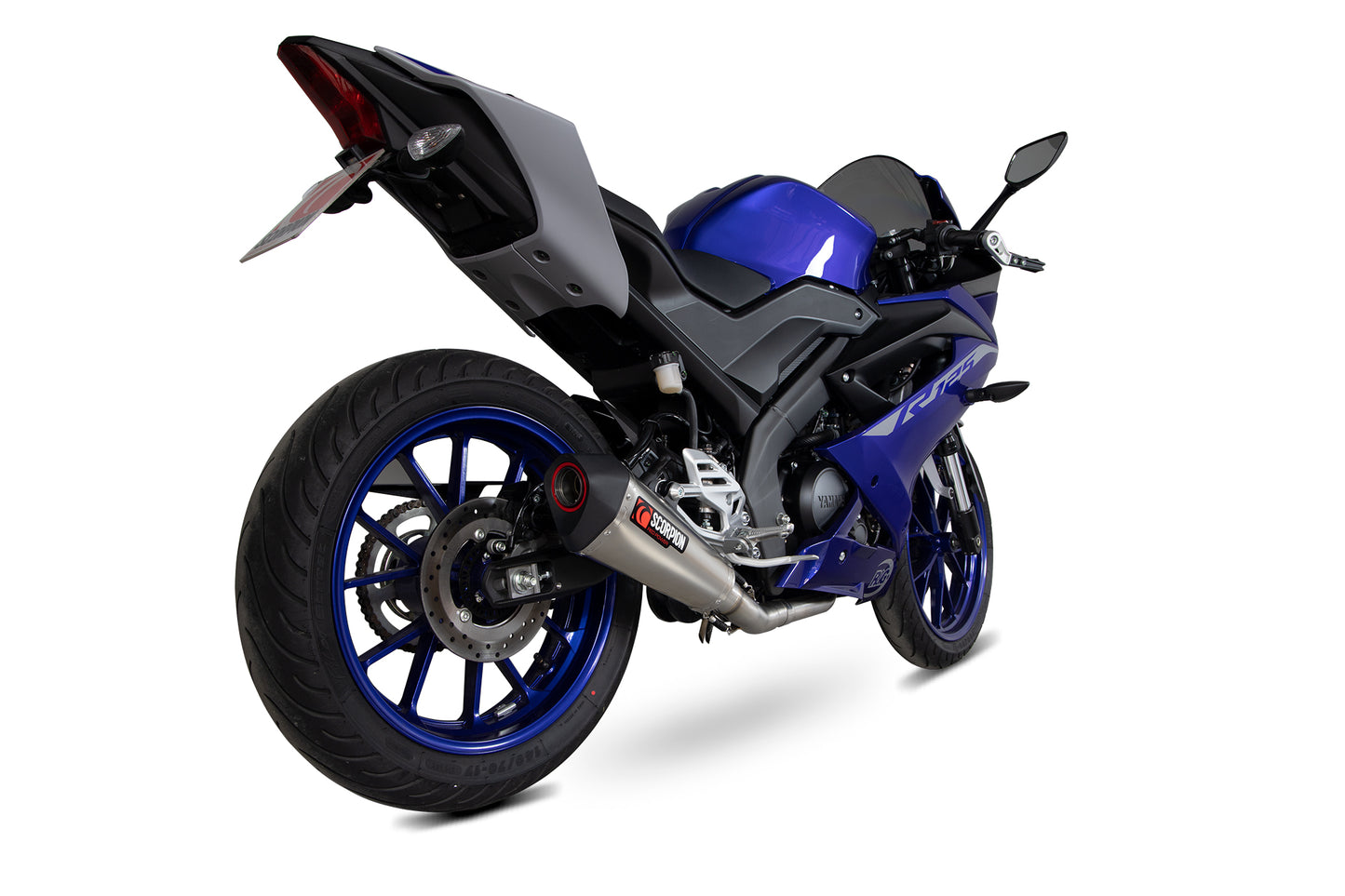 Scorpion RYA115SYSTEO Yamaha YZF-R125 Serket Taper Full System - Titanium Sleeve | ML Performance EU EU