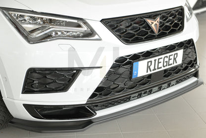 Rieger 00027044 SEAT 5FP Ateca Cupra Front Splitter 9 | ML Performance EU Car Parts