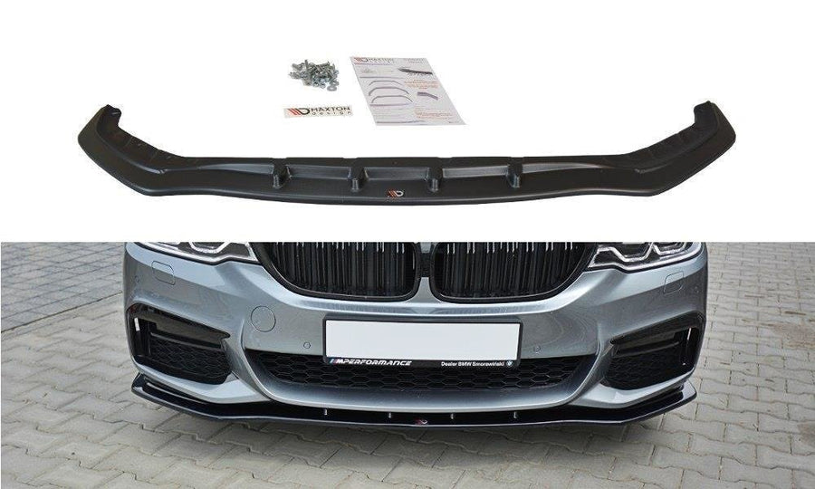Maxton Design BM-5-G30-MPACK-FD1T Front Splitter V.1 BMW Series 5 G30 / G31 M-Pack | ML Performance UK Car Parts
