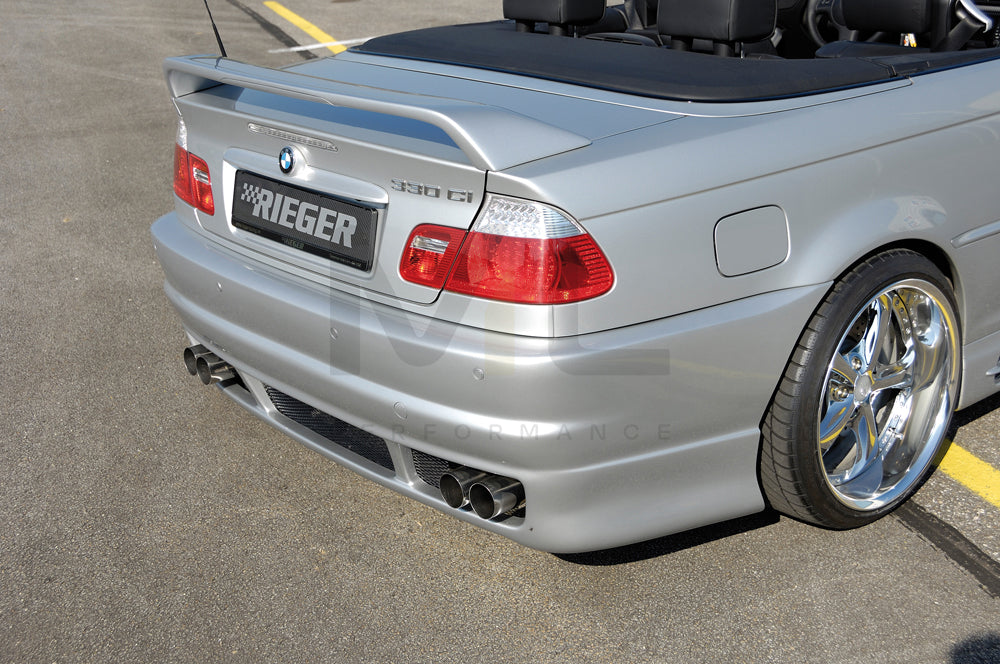 Rieger 00050213 BMW 3 Series E46 Rear Bumper 3 | ML Performance EU Car Parts
