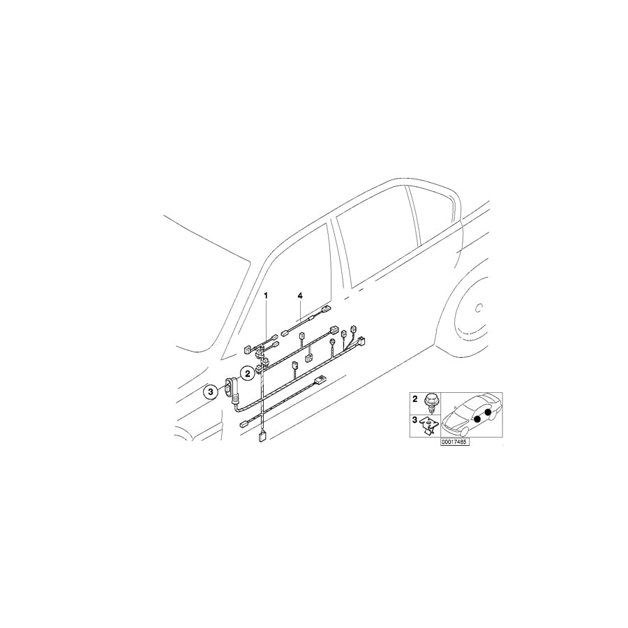 Genuine BMW 61128380117 E36 Adapter Wire F Airbag Module (Inc. 318tds, M3 & 325td) | ML Performance EU Car Parts