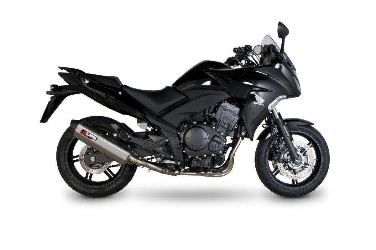 Scorpion RHA106SEO Honda CBF1000 Serket Parallel Slip-On - Brushed Stainless Steel Sleeve | ML Performance EU EU