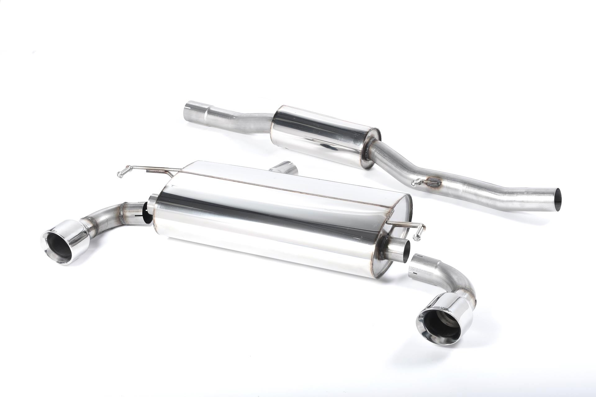 MillTek SSXVW137 Volkswagen Golf Resonated Cat-Back Exhaust