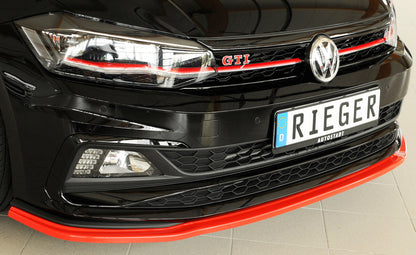 Rieger 00047220 VW Polo AW Front Splitter (Inc. Polo AW GTI) 4 | ML Performance EU Car Parts
