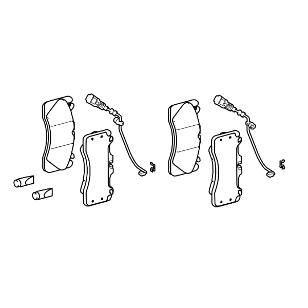 Genuine Lexus 04465-0W191 RC-F Front Brake Pads