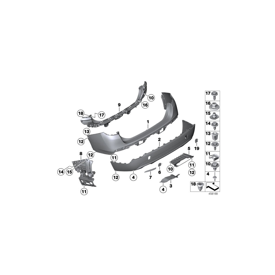 Genuine BMW 51122993727 E84 Cover For Exhaust System (Inc. X1 18i, X1 20dX & X1 16i) | ML Performance EU