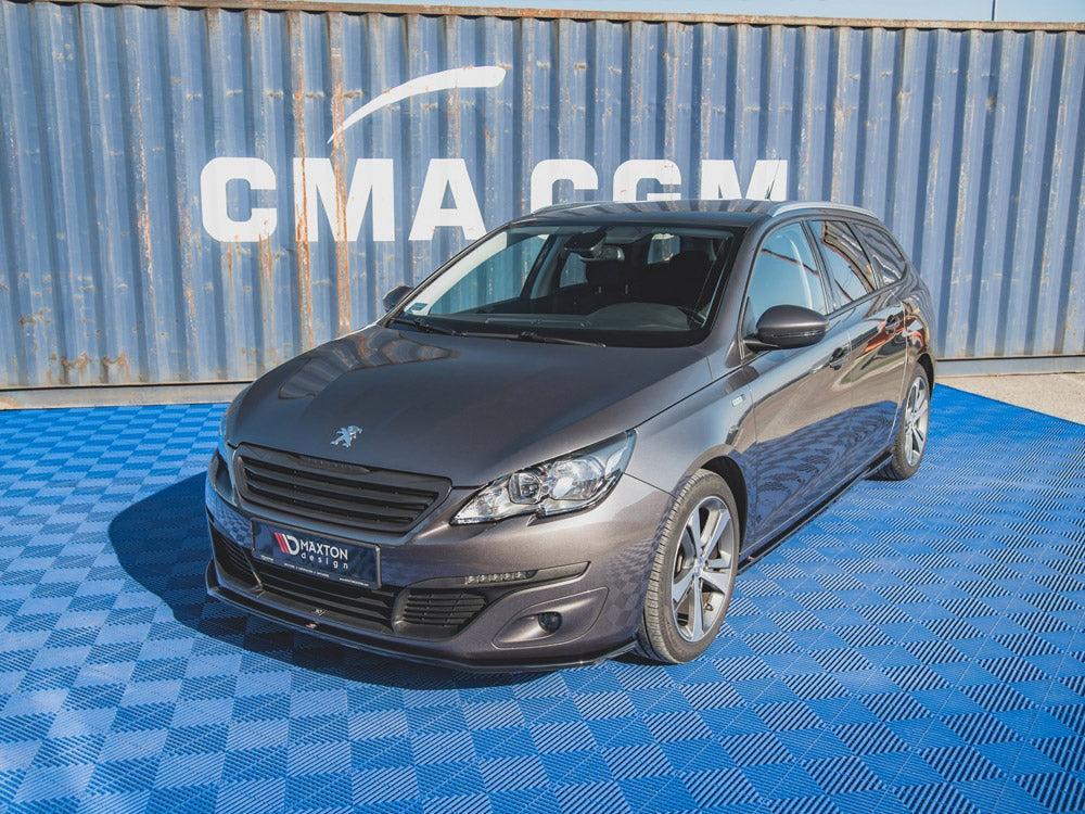 Maxton Design Peugeot 308 MK2 Facelift (2017-) Front Splitter V1