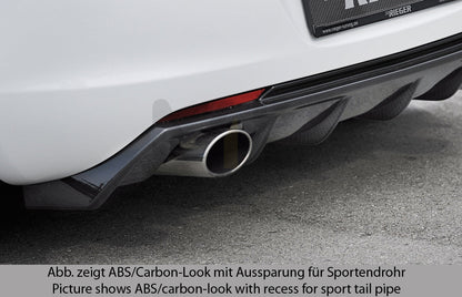 Rieger 00088112 Opel Astra J Rear Diffuser 1 | ML Performance EU Car Parts