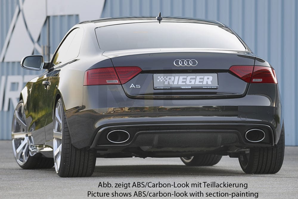 Rieger 00055470 Audi B8 B81 Rear Diffuser (A5 & S5) 7 | ML Performance EU Car Parts