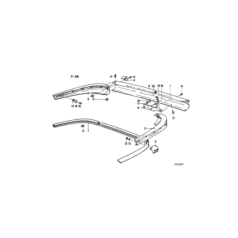 Genuine BMW 51121961634 E24 Cover, Primed, Right (Inc. M635CSi, 635CSi & 628CSi) | ML Performance EU Car Parts