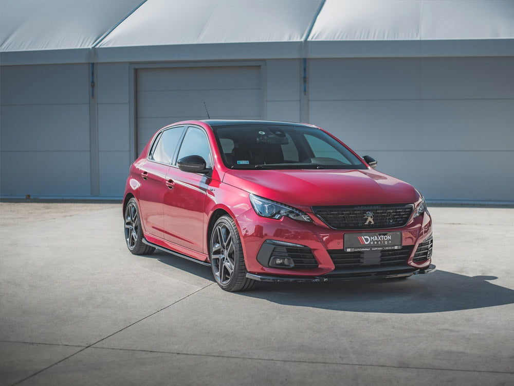Maxton Design Peugeot 308 Gt MK2 Facelift (2017-) Front Splitter V2