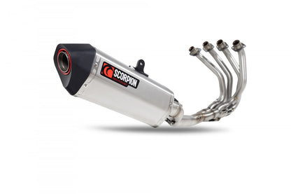 Scorpion RKA140SYSSEO Kawasaki Ninja ZX-25R Serket Parallel Full System  - Brushed Stainless Steel Sleeve | ML Performance EU EU
