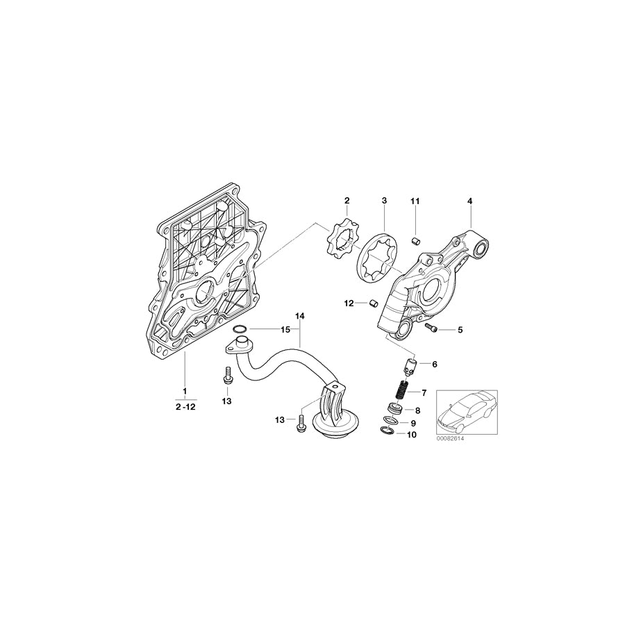 Genuine BMW 11411485165 R53 R50 Control Valve (Inc. One 1.4i, Cooper & Coop.S JCW GP) | ML Performance EU Car Parts