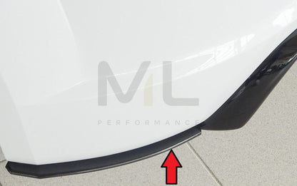 Rieger 00055177 Audi 8J-FV 8S Rear Side Splitter (TT & TTS) 2 | ML Performance EU Car Parts